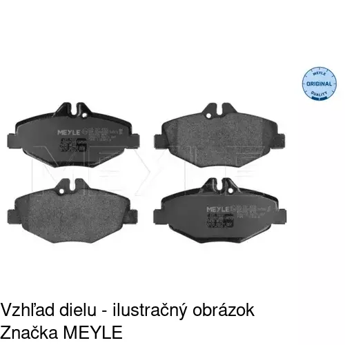 Brzdové dosky S70-0258 /POLCAR/ - obr. 5