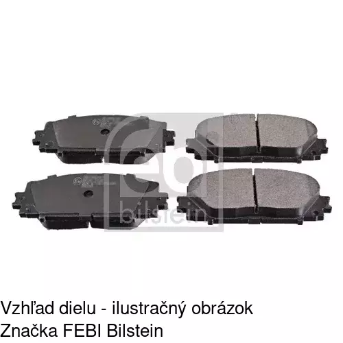 Brzdové dosky S70-0315 /POLCAR/ - obr. 5