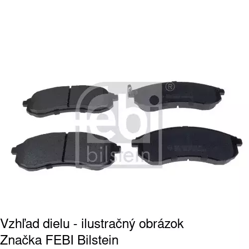 Brzdové dosky POLCAR S70-0327