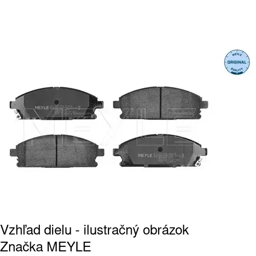 Brzdové dosky S70-0340 /POLCAR/ - obr. 4