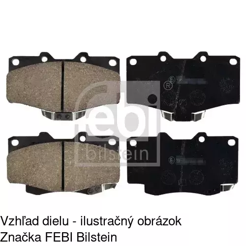 Brzdové dosky S70-0381 /POLCAR/ - obr. 4