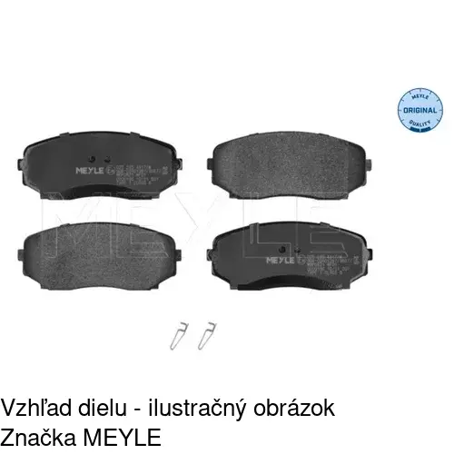 Brzdové dosky S70-0494 /POLCAR/ - obr. 5