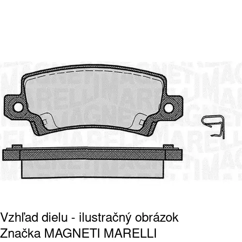 Brzdové dosky S70-0508 /POLCAR/ - obr. 4