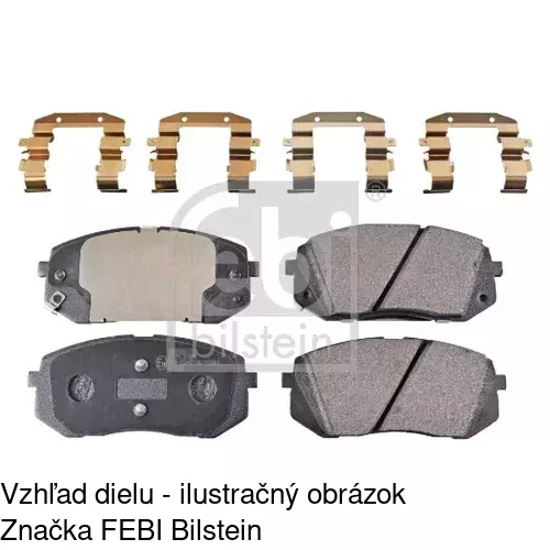 Brzdové dosky POLCAR S70-0527