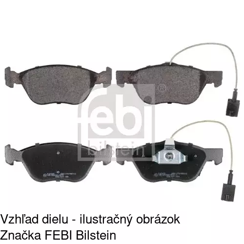 Brzdové dosky POLCAR S70-0564