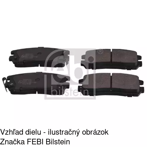 Brzdové dosky POLCAR S70-1162