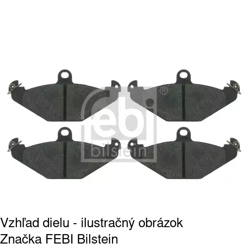 Brzdové dosky S70-1180 /POLCAR/ - obr. 4