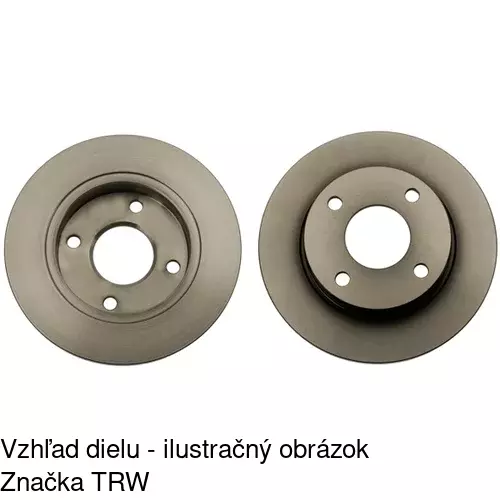 Brzdový kotúč S71-0010 /POLCAR/ - obr. 2
