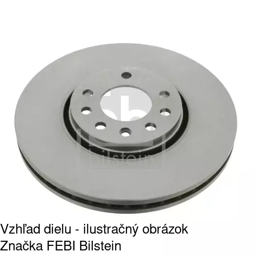 Brzdový kotúč S71-0072 /POLCAR/ - obr. 1