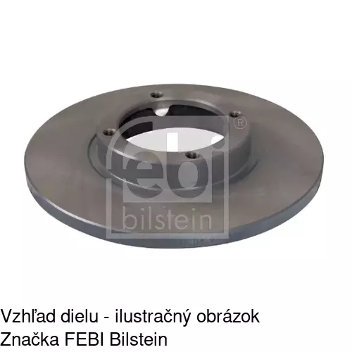 Brzdový kotúč S71-0082 /POLCAR/ - obr. 3