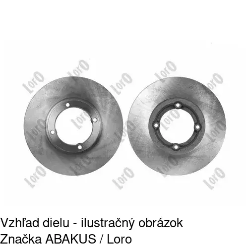 Brzdový kotúč S71-0082 /POLCAR/ - obr. 5