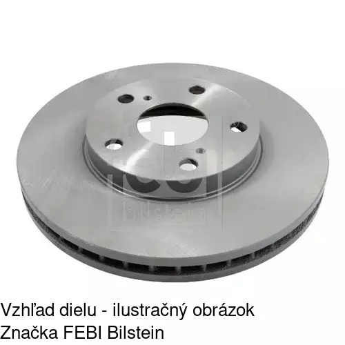 Brzdový kotúč POLCAR S71-0277