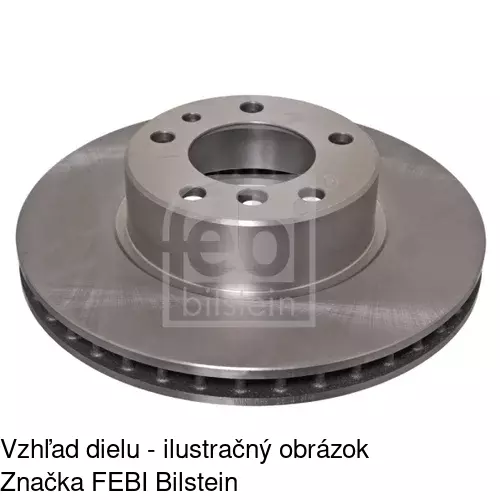 Brzdový kotúč S71-0278 /POLCAR/ - obr. 1