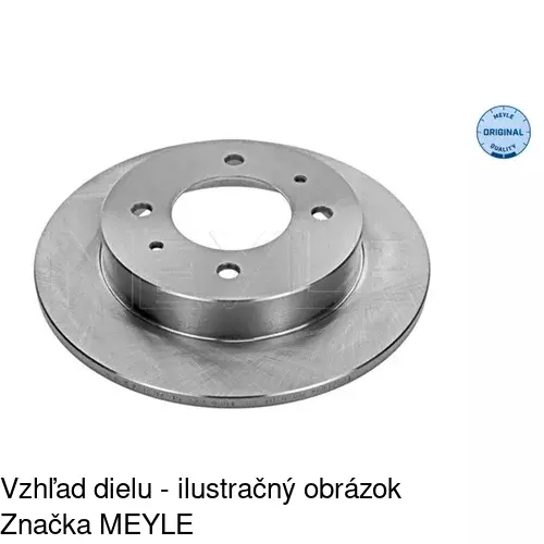 Brzdový kotúč POLCAR S71-1121