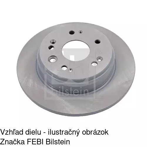 Brzdový kotúč S71-1145 /POLCAR/