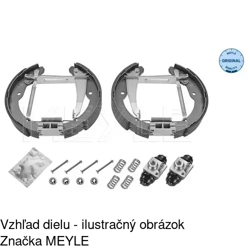 Brzdové čeľuste POLCAR S72-1021