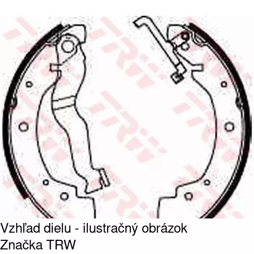 Brzdové čeľuste POLCAR S72-1039
