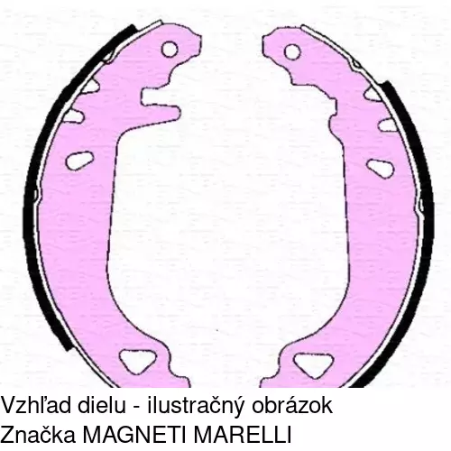 Brzdové čeľuste POLCAR S72-1043