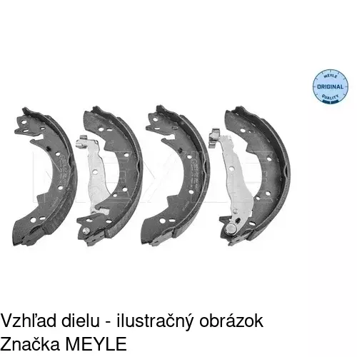Brzdové čeľuste POLCAR S72-1071