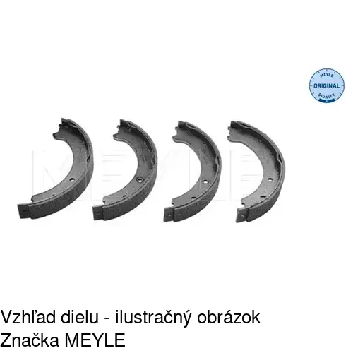 Brzdové čeľuste S72-1077 /POLCAR/ - obr. 1