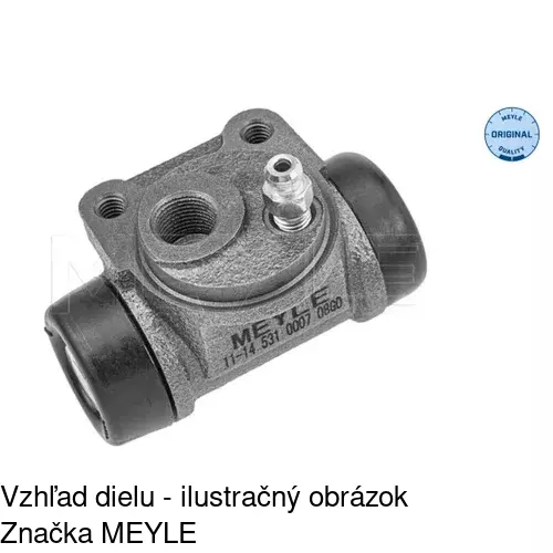 Brzdový valček S74-0026 /POLCAR/ - obr. 1
