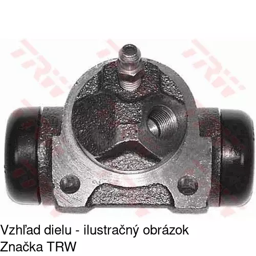 Brzdový valček S74-0038 /POLCAR/ - obr. 2