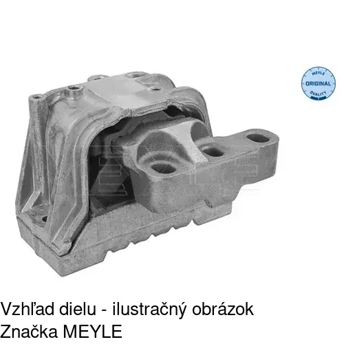 Silentblok motora VW-EM021 /POLCAR/ - obr. 1
