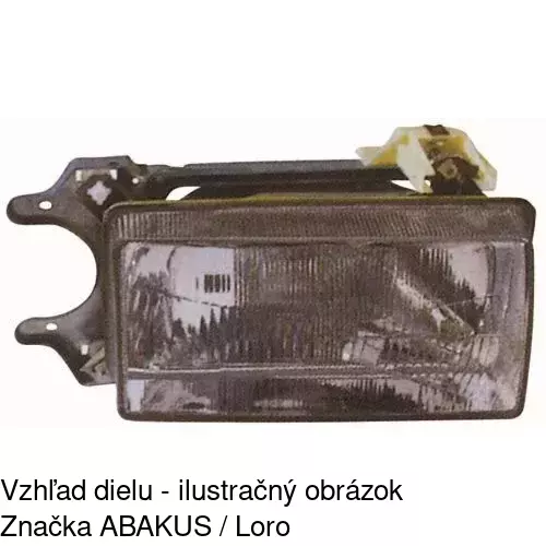 Hlavný reflektor POLCAR 130510-E
