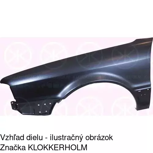 Predný blatník POLCAR 130801