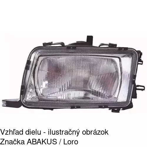 Hlavný reflektor 130809-E /POLCAR/ - obr. 4
