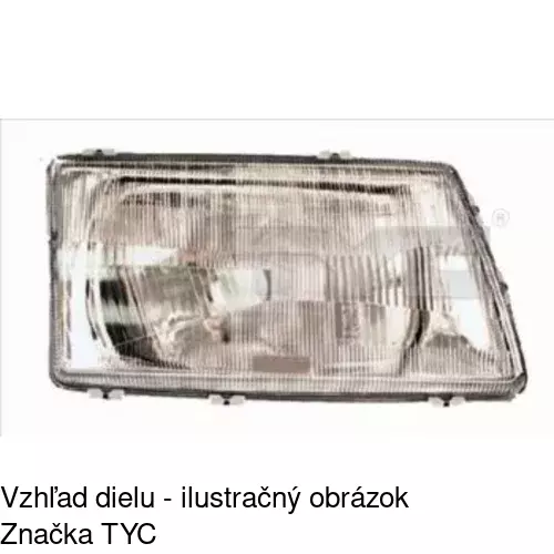 Hlavný reflektor POLCAR 131509-E