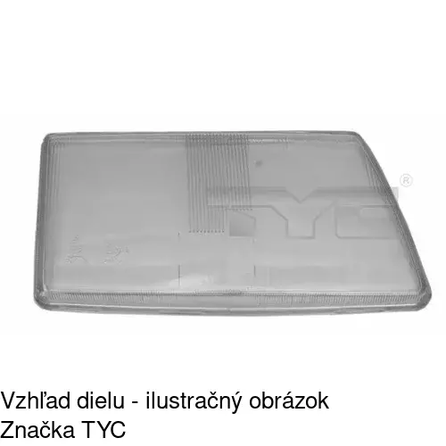 Sklo reflektora POLCAR 131512-E