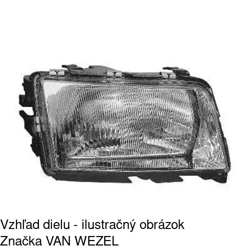 Hlavný reflektor 1316090E /POLCAR/ - obr. 2