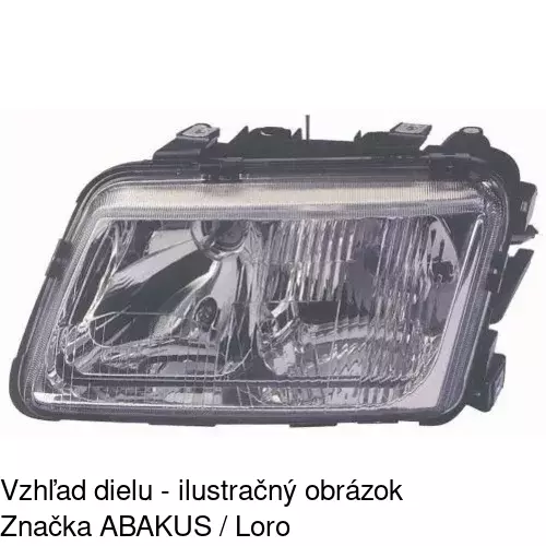 Sklo reflektora 132311-E /POLCAR/ - obr. 3