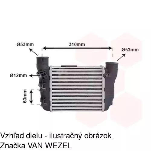 Chladiče vzduchu (Intercoolery) 1325J81X /POLCAR/ - obr. 5