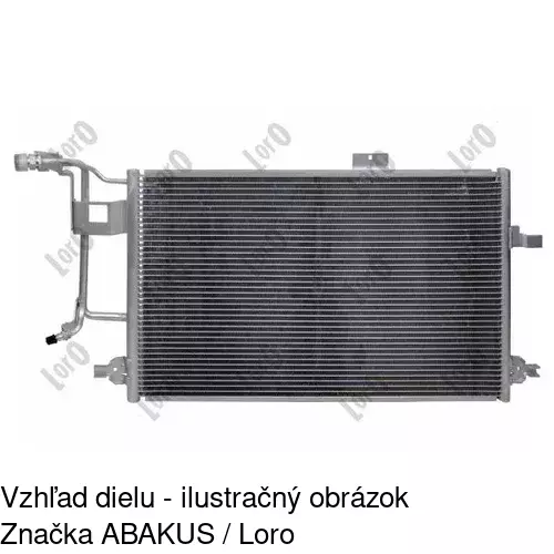 Chladiče klimatizácie 1326K8C4S /POLCAR/ - obr. 2