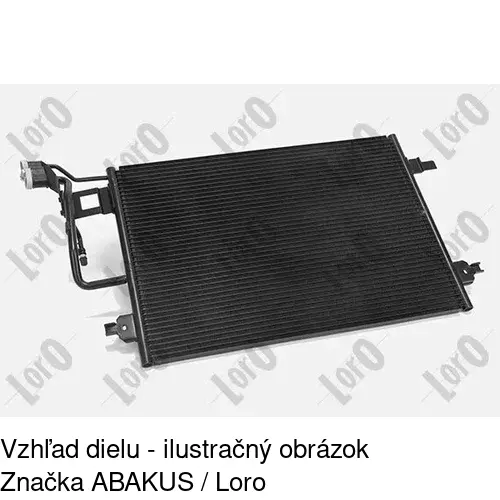 Chladiče klimatizácie 1327K8C1 /POLCAR/ - obr. 1