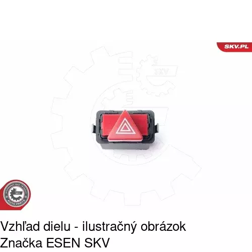 Spínač núdzových svetiel 1327P-30 /POLCAR/ - obr. 3