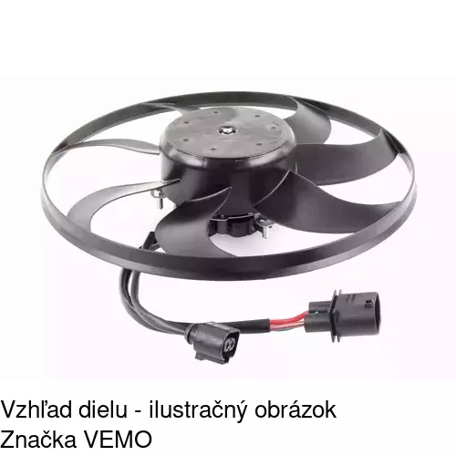 Ventilátor bez krytu / podpery 133123U6-1 /POLCAR/ - obr. 3