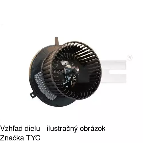 Ventilátory kúrenia 1331NU-3 /POLCAR/ - obr. 1