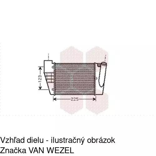 Chladiče vzduchu (Intercoolery) 1335J82X /POLCAR/ - obr. 2