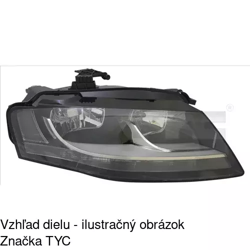 Hlavný reflektor POLCAR 133709-U