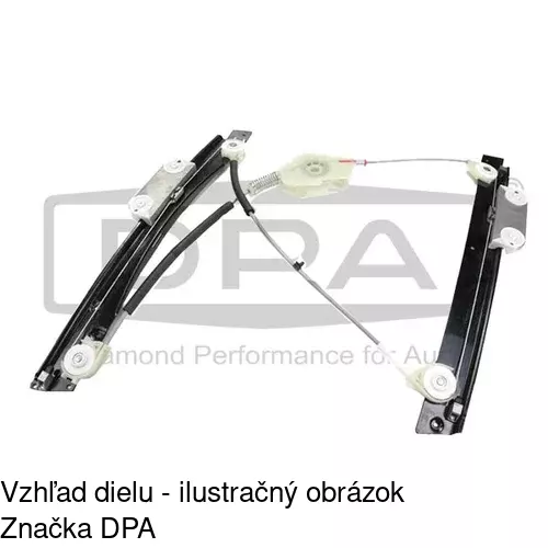 Mechanizmus sťahovania okna elektrický bez motora 1350PSG1 /POLCAR/ - obr. 1
