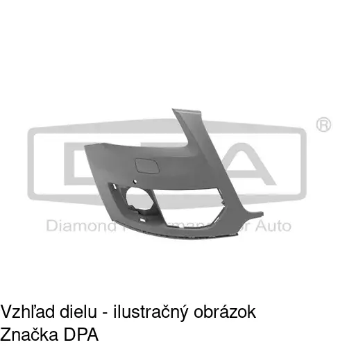 Rámik nárazníka 136518-3 /POLCAR/ - obr. 1