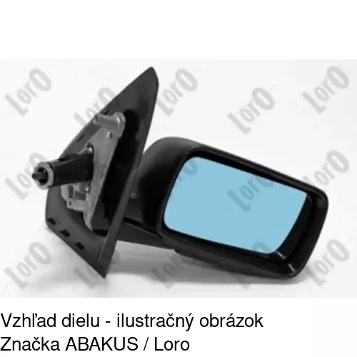 Vonkajšie zrkadlo 1402521E /POLCAR/ - obr. 2