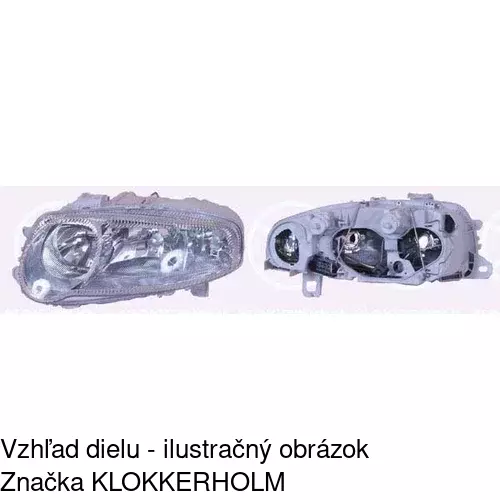 Hlavný reflektor 140410-E /POLCAR/ - obr. 2