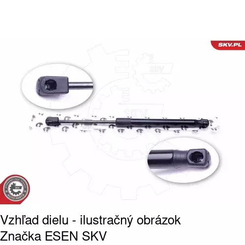 Plynová pružina 1408AB1D /POLCAR/ - obr. 4