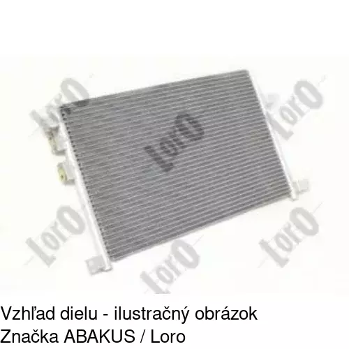 Chladiče klimatizácie 1408K8C1 /POLCAR/ - obr. 2