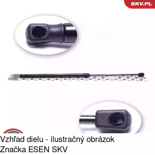 Plynová pružina 1411AS /POLCAR/ - obr. 4