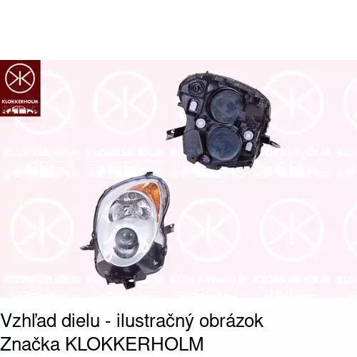 Hlavný reflektor 142509-V /POLCAR/ - obr. 2